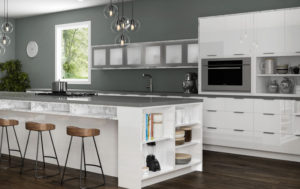 Manhattan High Gloss White kitchen cabinet prices 306-large